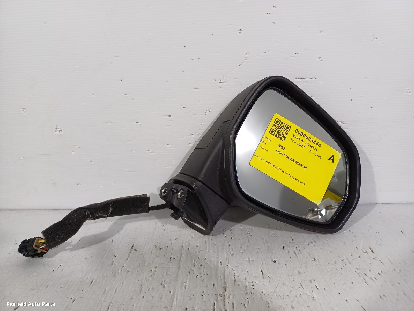 2016-2024 Mg Mg3 Right Door Mirror