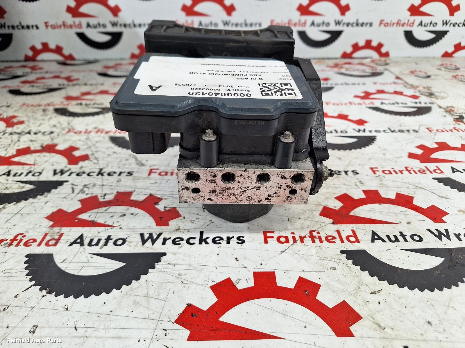2011-2019 Mercedes B Class Abs Pump Modulator