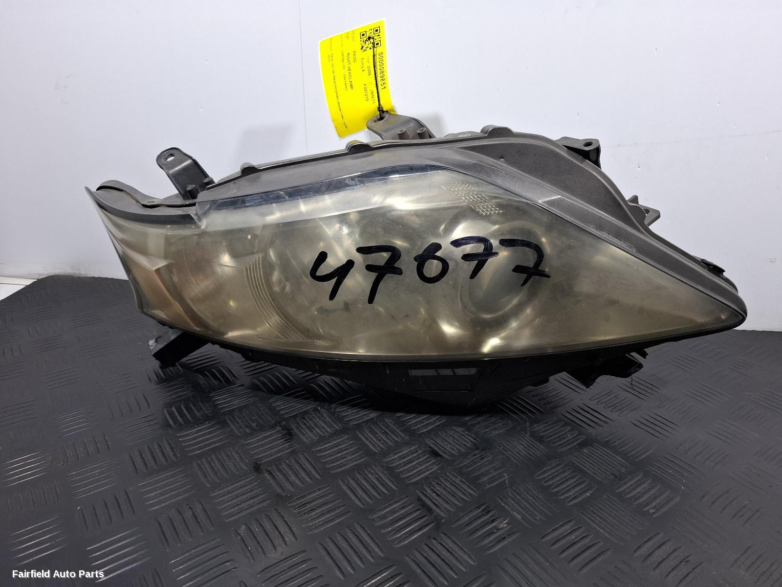 2008-2012 Lexus Rx Series Right Headlamp