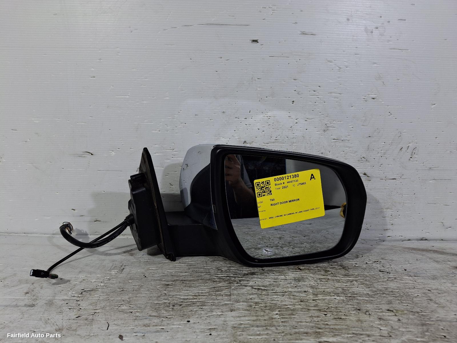 2017-2025 Ldv T60 Right Door Mirror