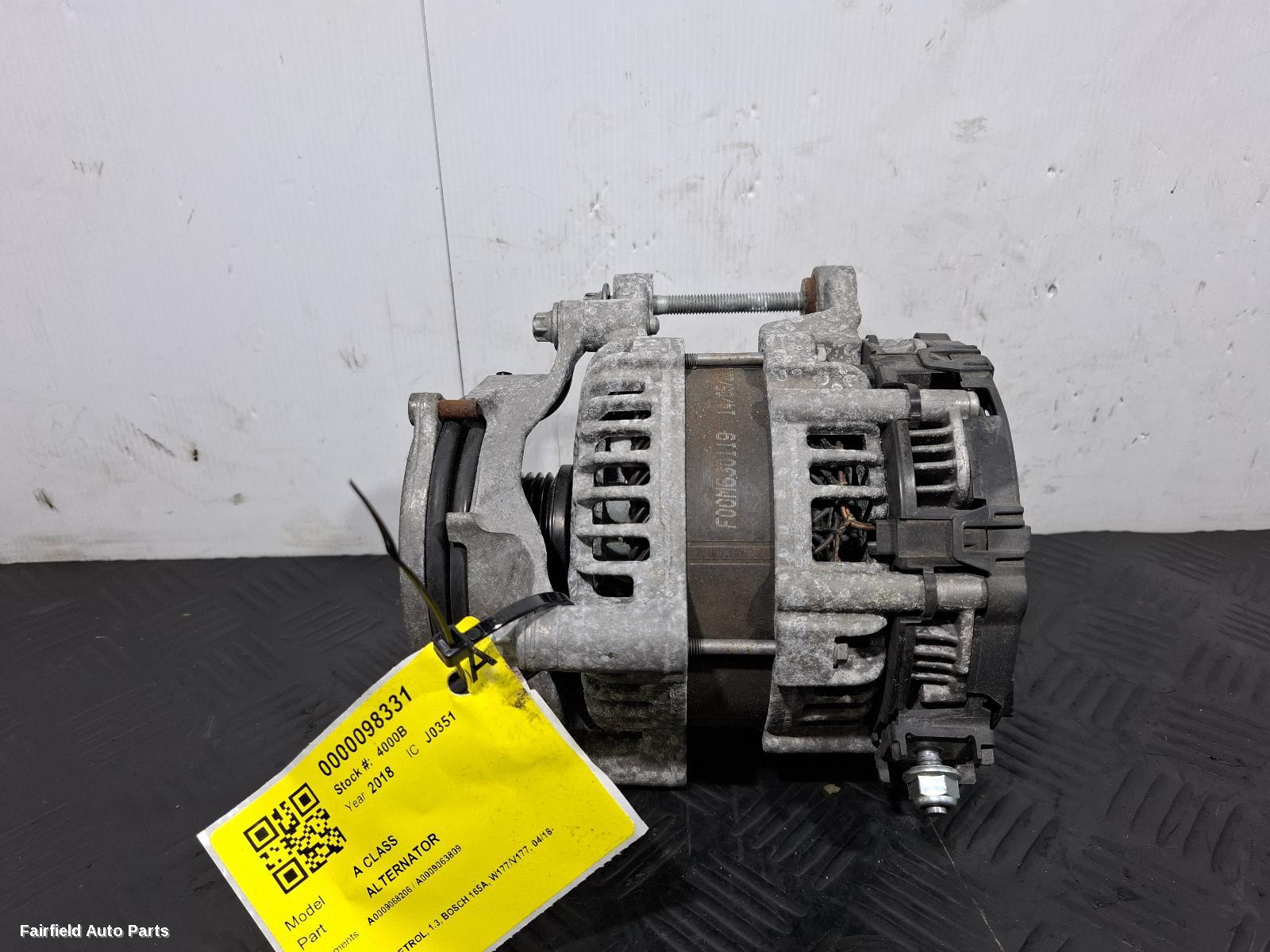 2018-2023 Mercedes A Class Alternator