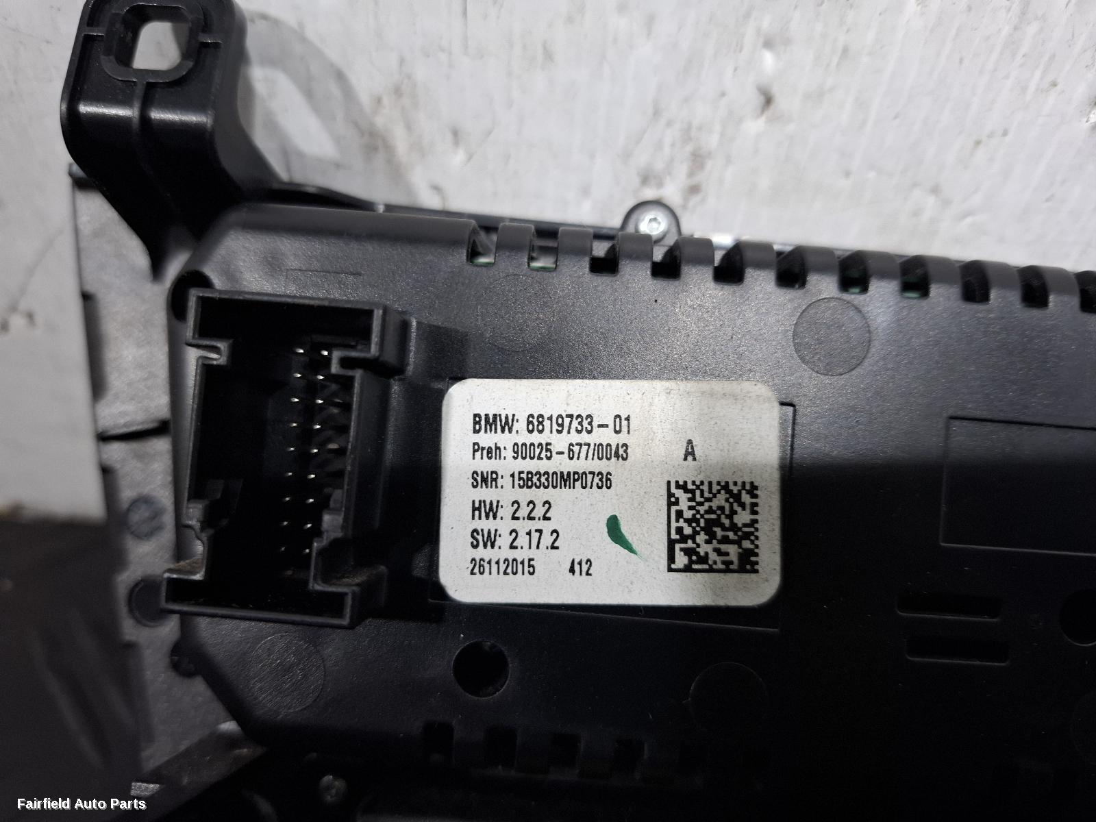 2013-2018 Bmw X5 Heater Ac Controls