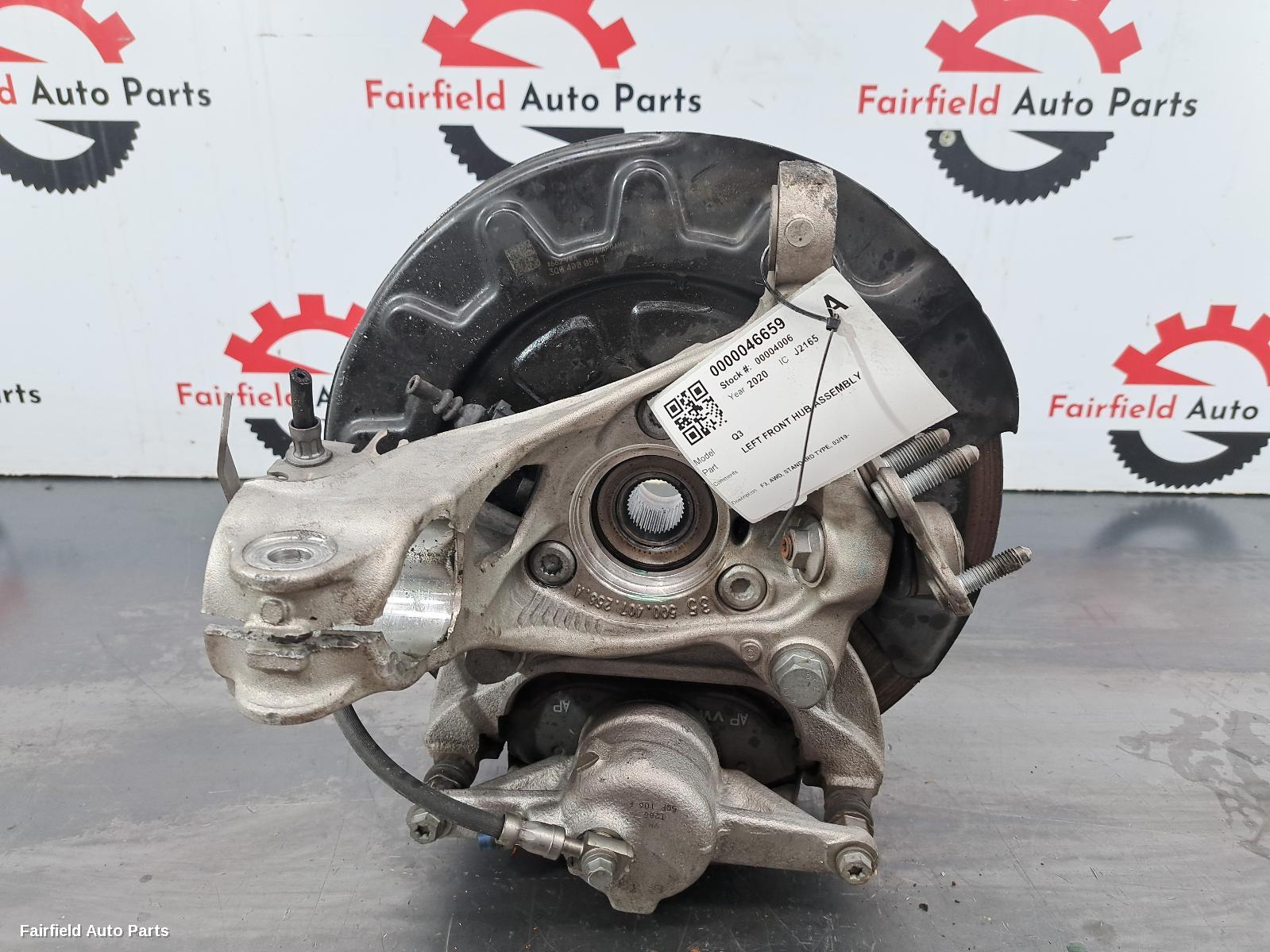 2019-2025 Audi Q3 Left Front Hub Assembly