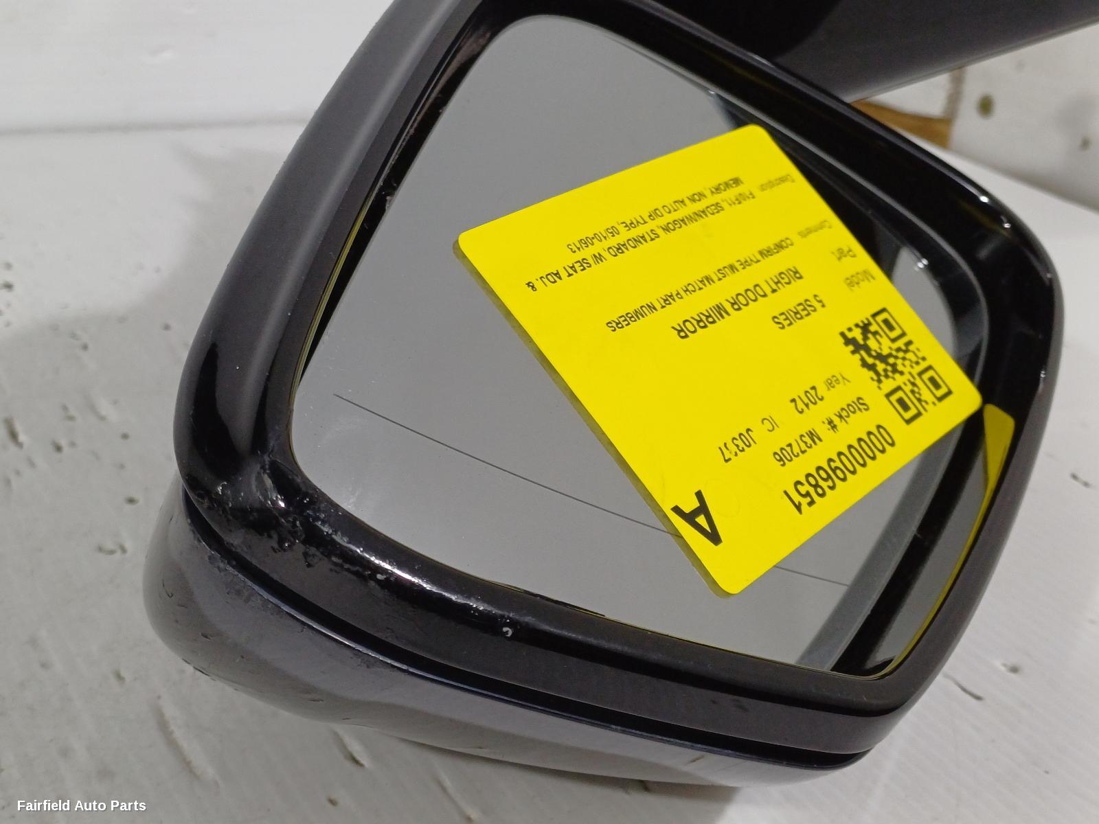 2010-2013 Bmw 5 Series Right Door Mirror