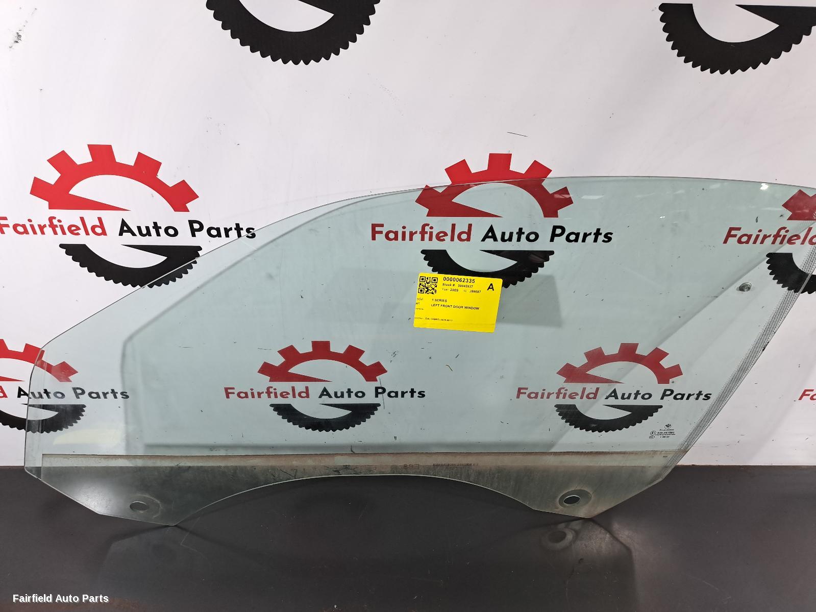 2008-2013 Bmw 1 Series Left Front Door Window