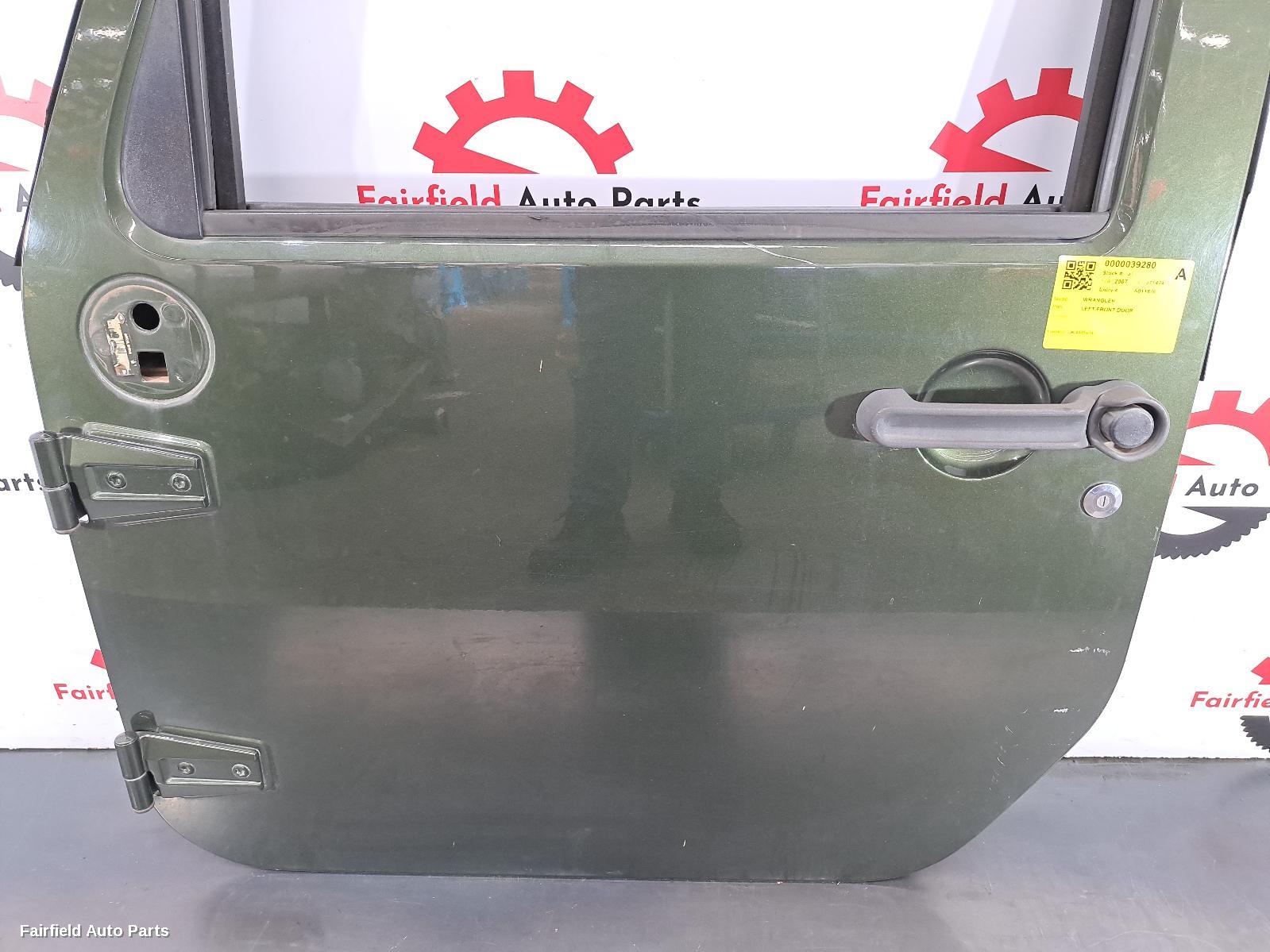 2007-2011 Jeep Wrangler Left Front Door