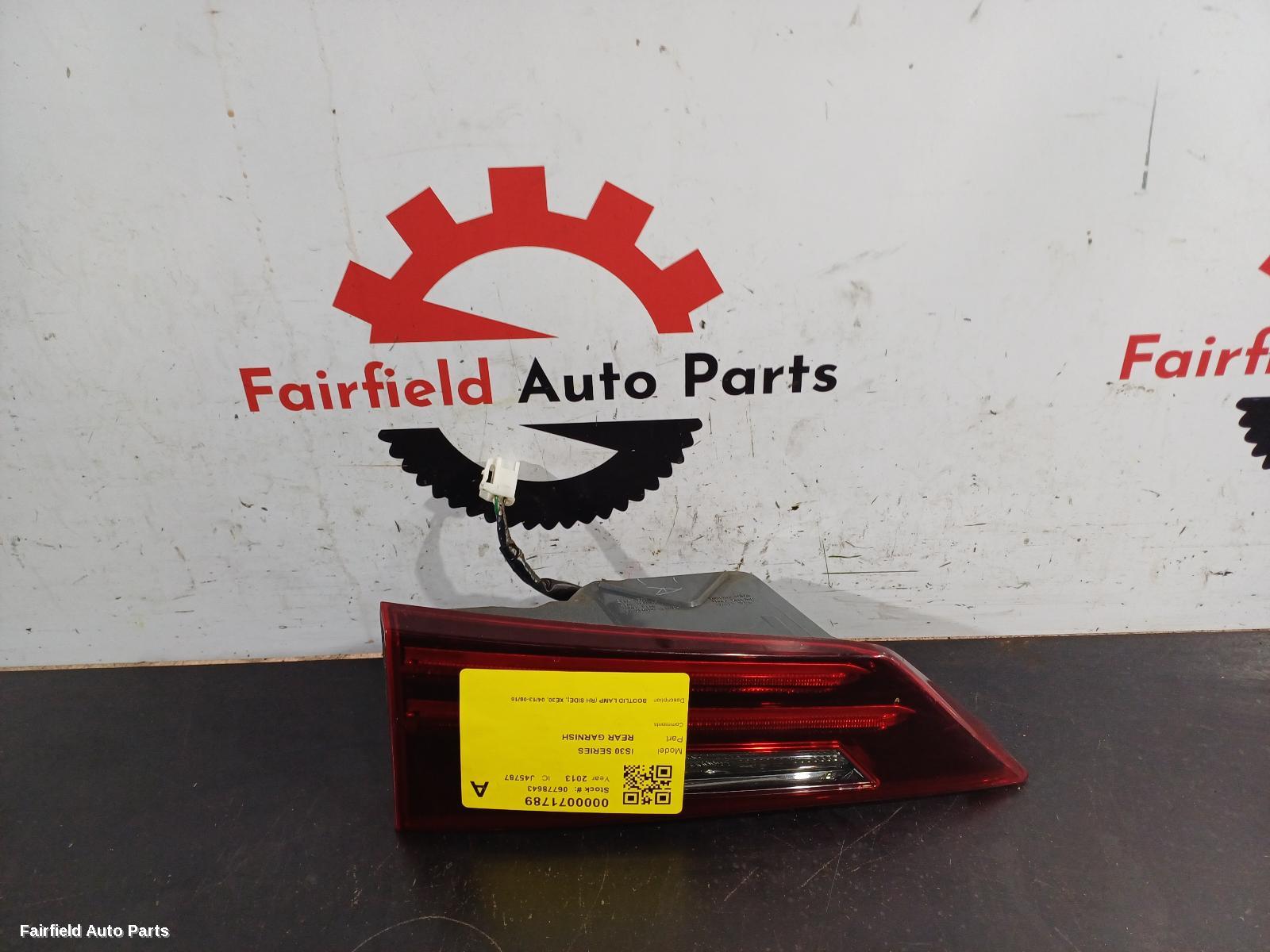 2013-2016 Lexus Is Series Rear Garnish
