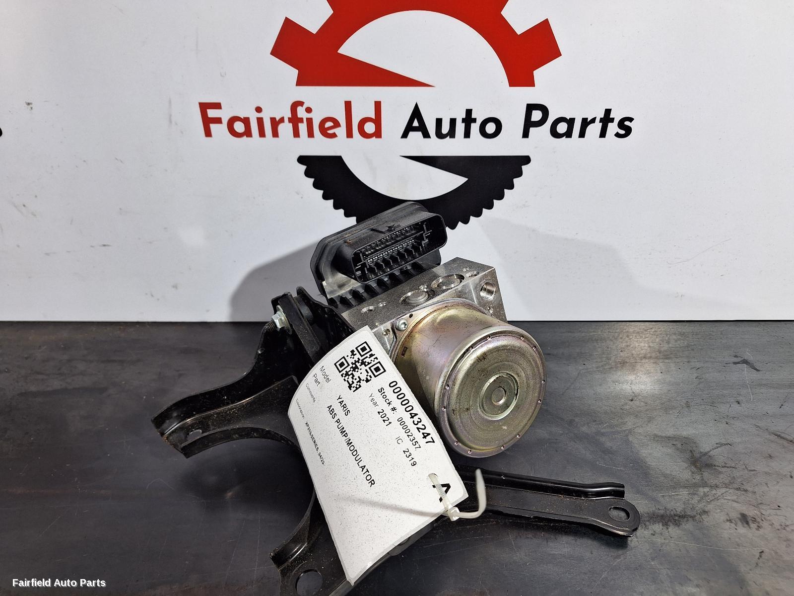 2020-2025 Toyota Yaris Abs Pump Modulator