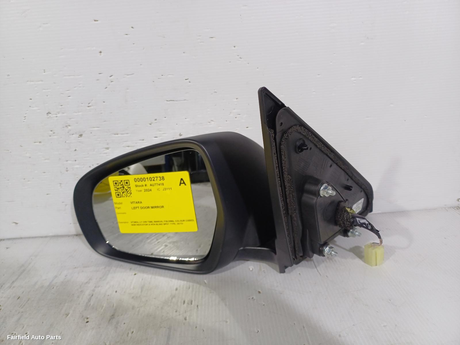 2015-2025 Suzuki Vitara Left Door Mirror