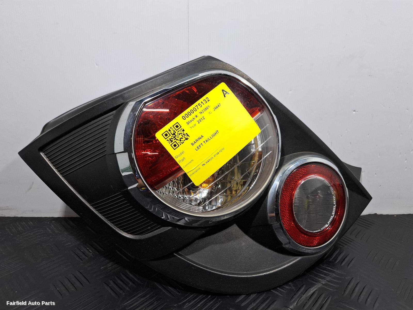 2011-2016 Holden Barina Left Taillight