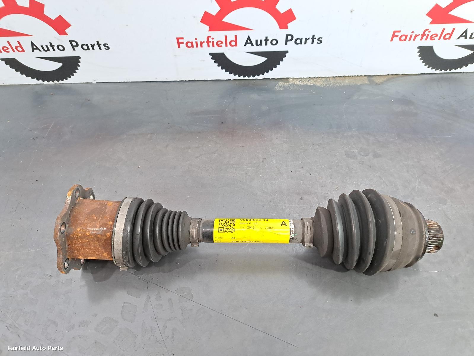 2012-2016 Audi A4 Right Driveshaft