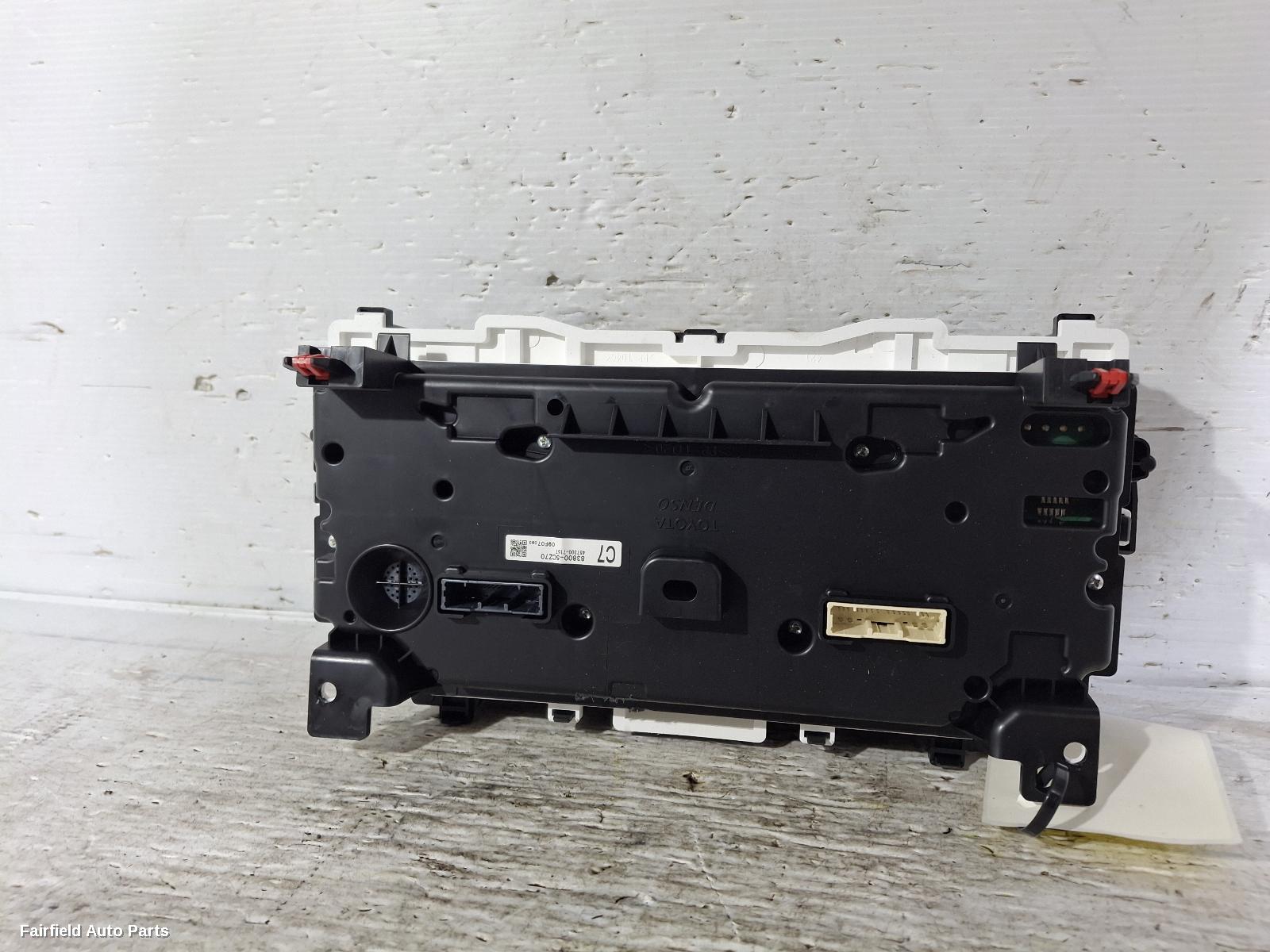 2020-2026 Toyota Yaris Cross Instrument Cluster