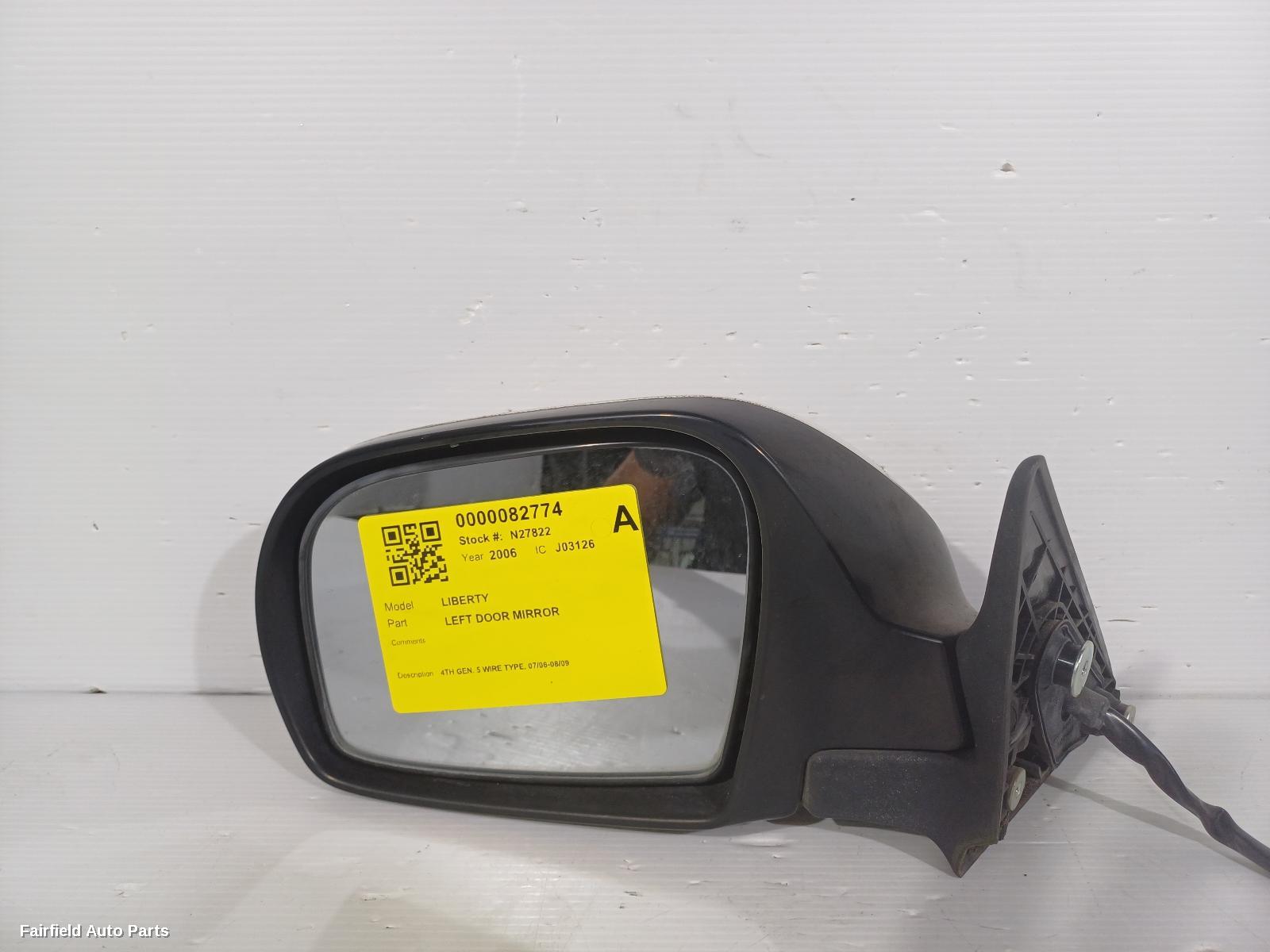 2006-2009 Subaru Liberty Left Door Mirror