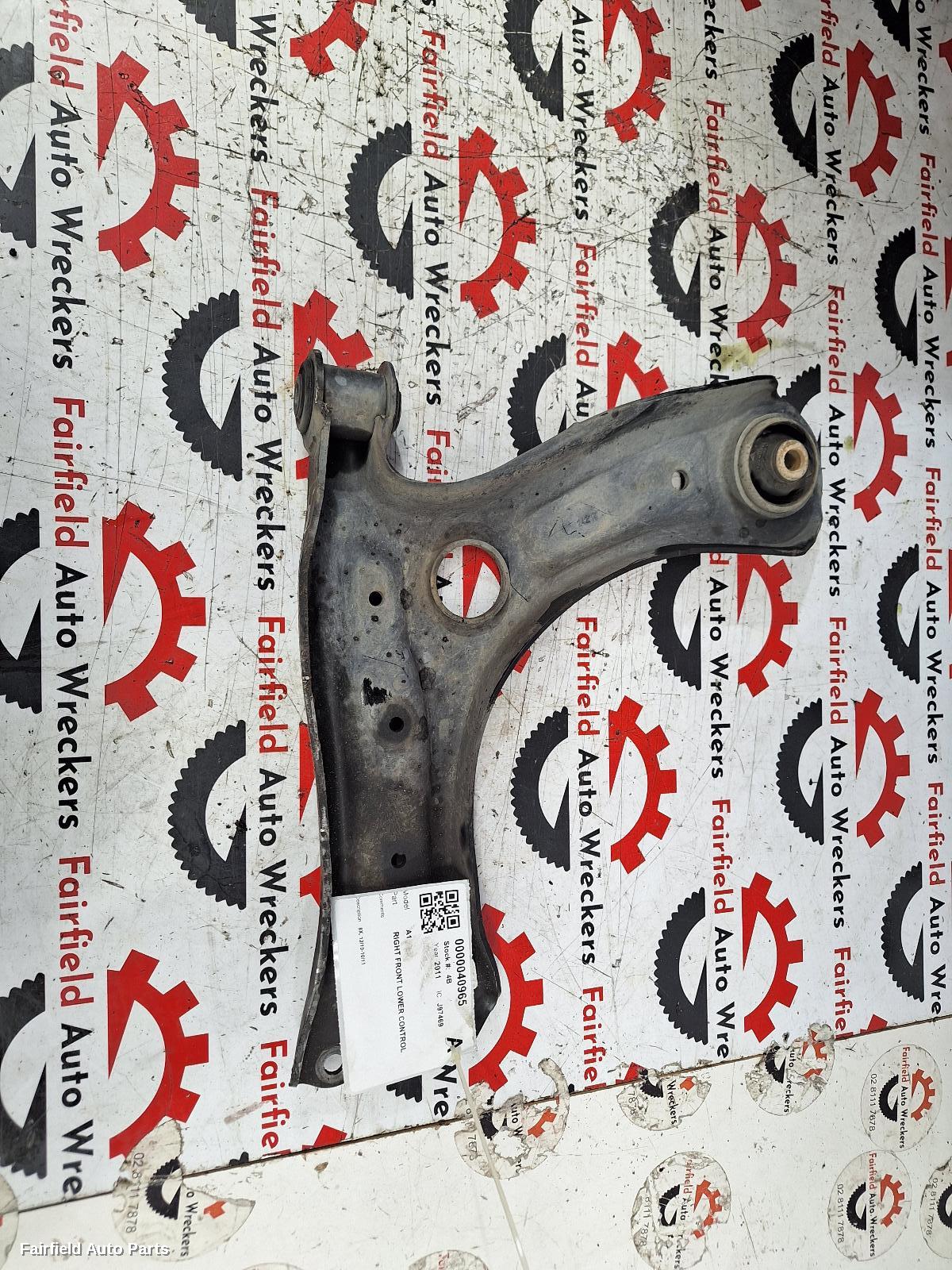 2010-2011 Audi A1 Right Front Lower Control Arm