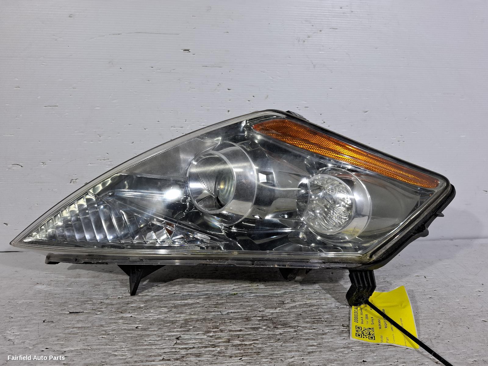 2002-2008 Nissan Murano Right Headlamp