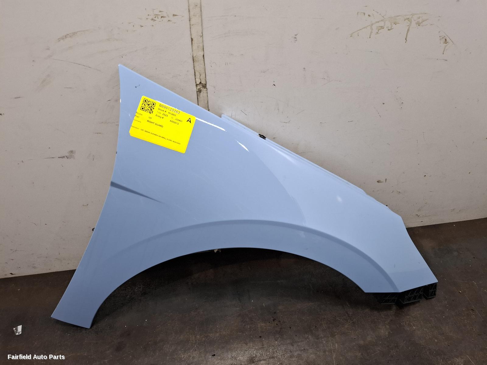 2020-2023 Hyundai I30 Right Guard