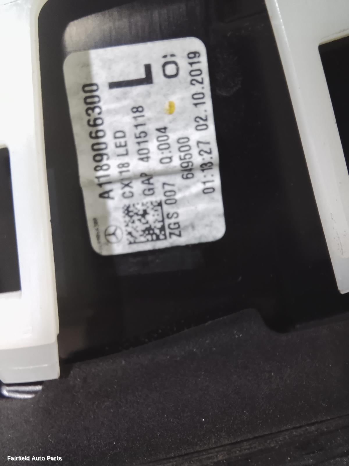2019-2023 Mercedes Cla Class Rear Garnish