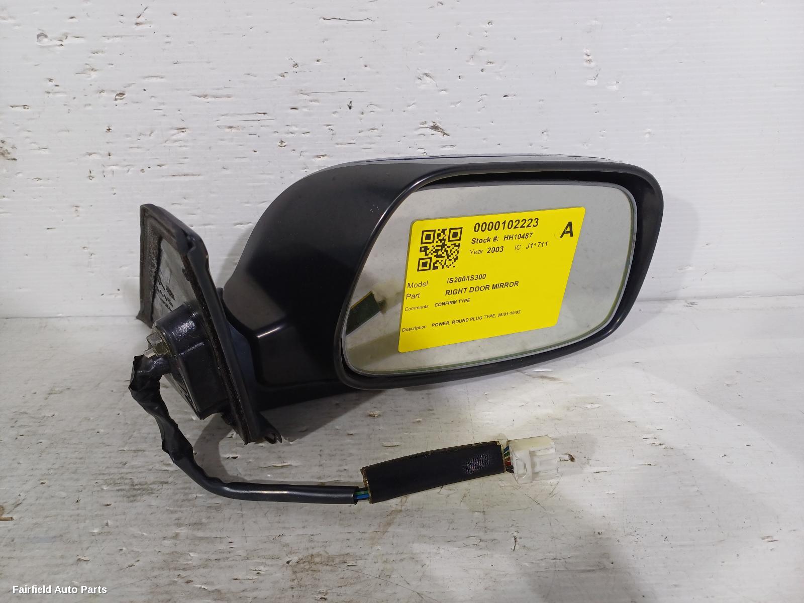 2001-2005 Lexus Is200/is300 Right Door Mirror
