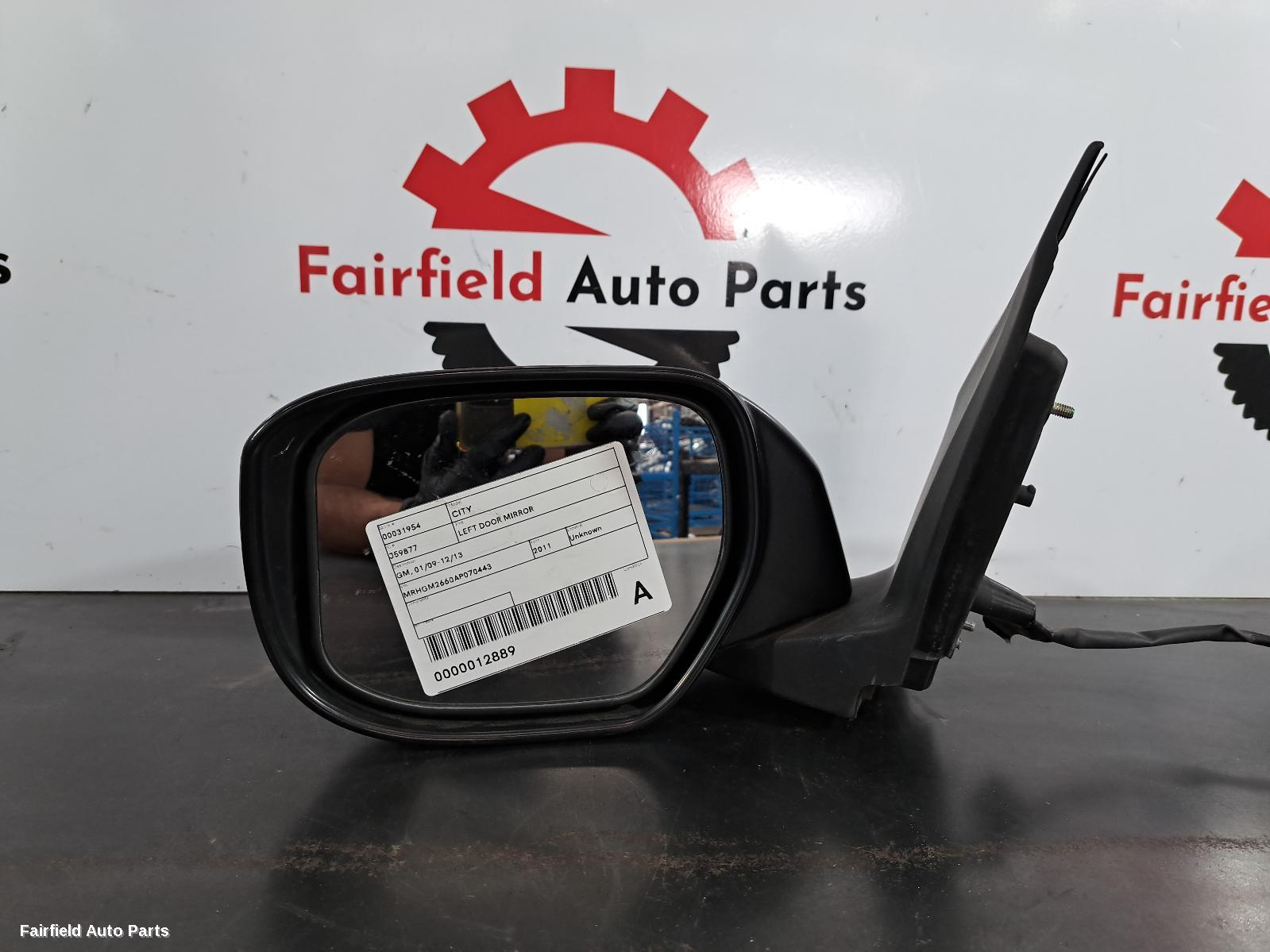 2009-2013 Honda City Left Door Mirror