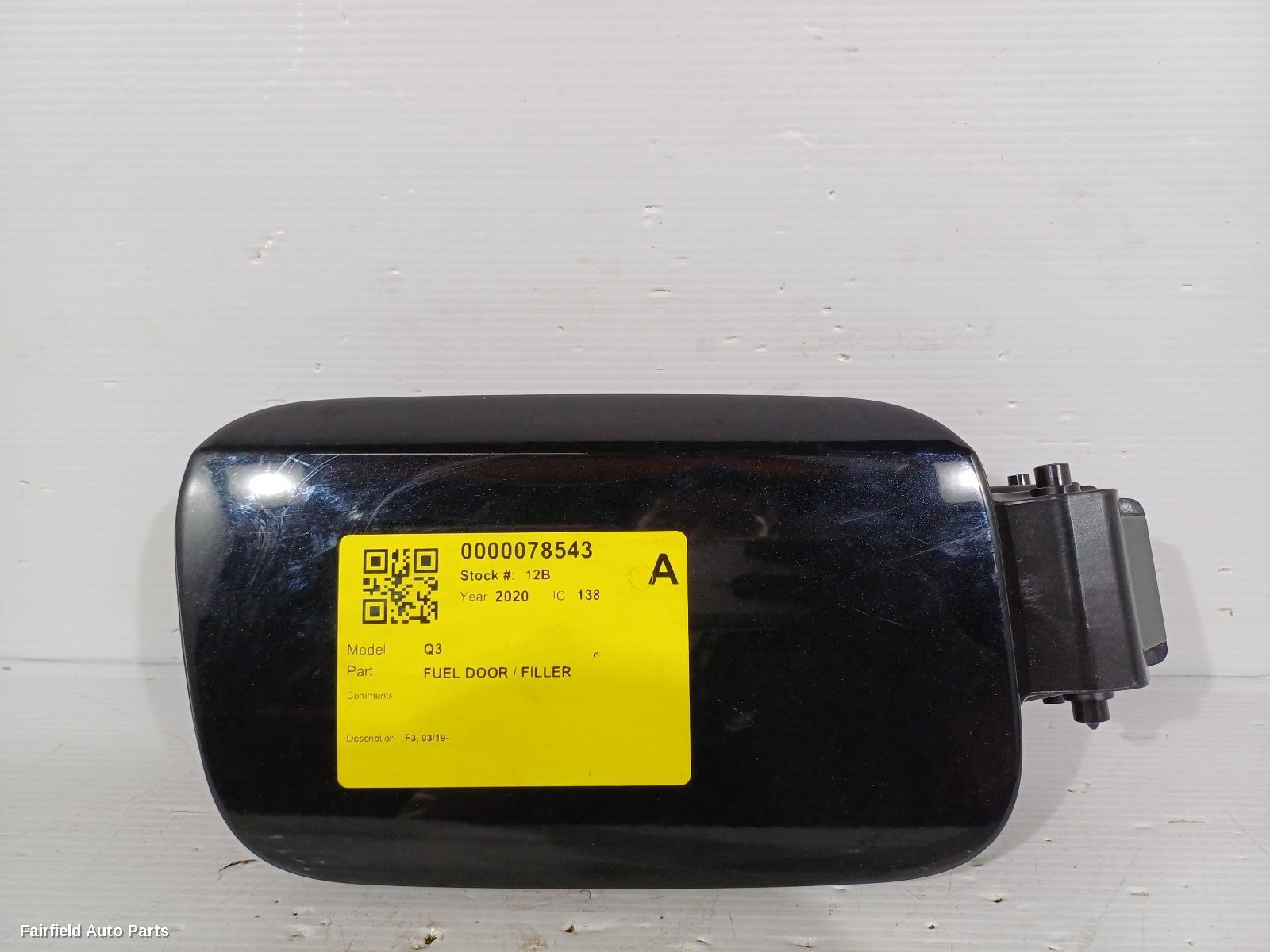 2019-2025 Audi Q3 Fuel Door   Filler