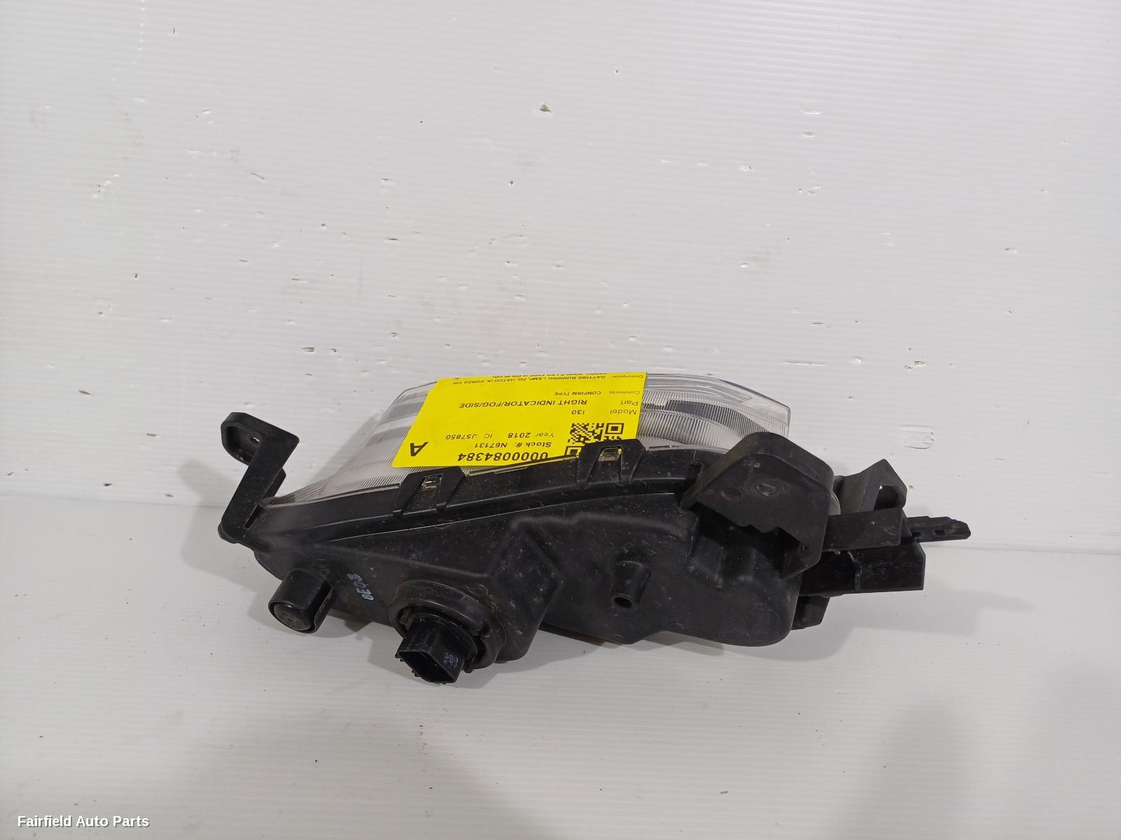 2017-2020 Hyundai I30 Right Indicator Fog Side