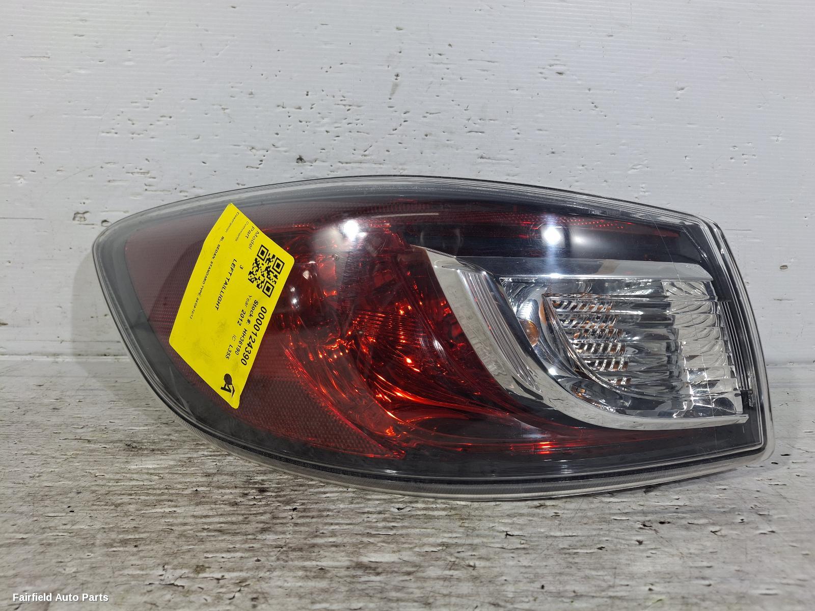 2009-2013 Mazda 3 Left Taillight