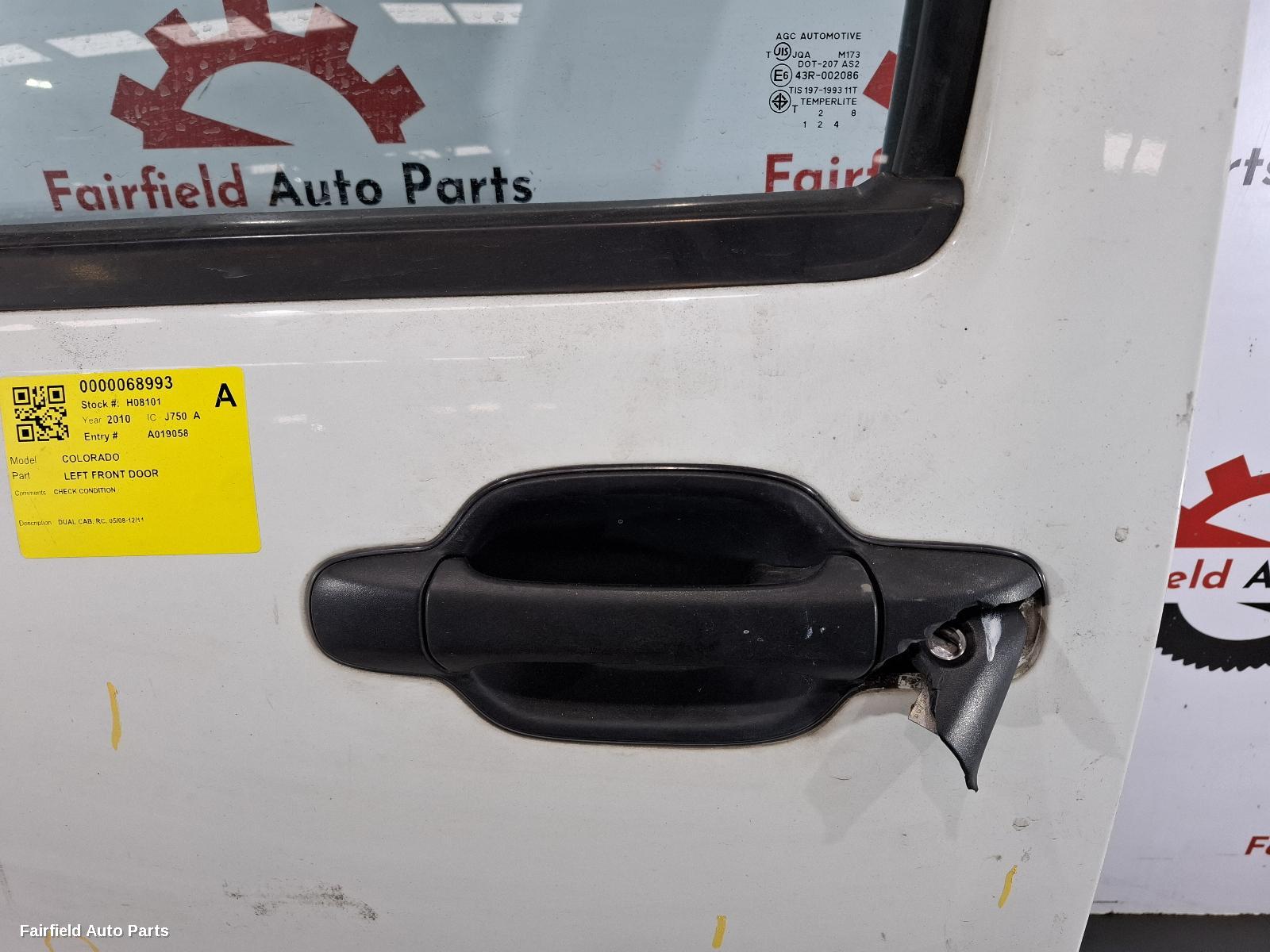 2008-2011 Holden Colorado Left Front Door