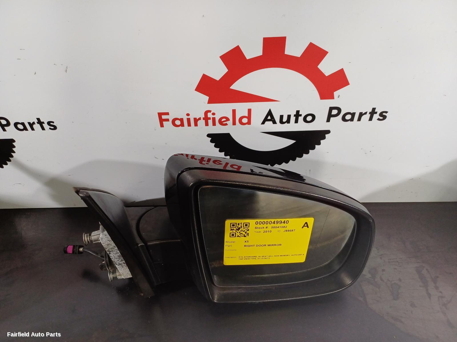 2010-2013 Bmw X5 Right Door Mirror