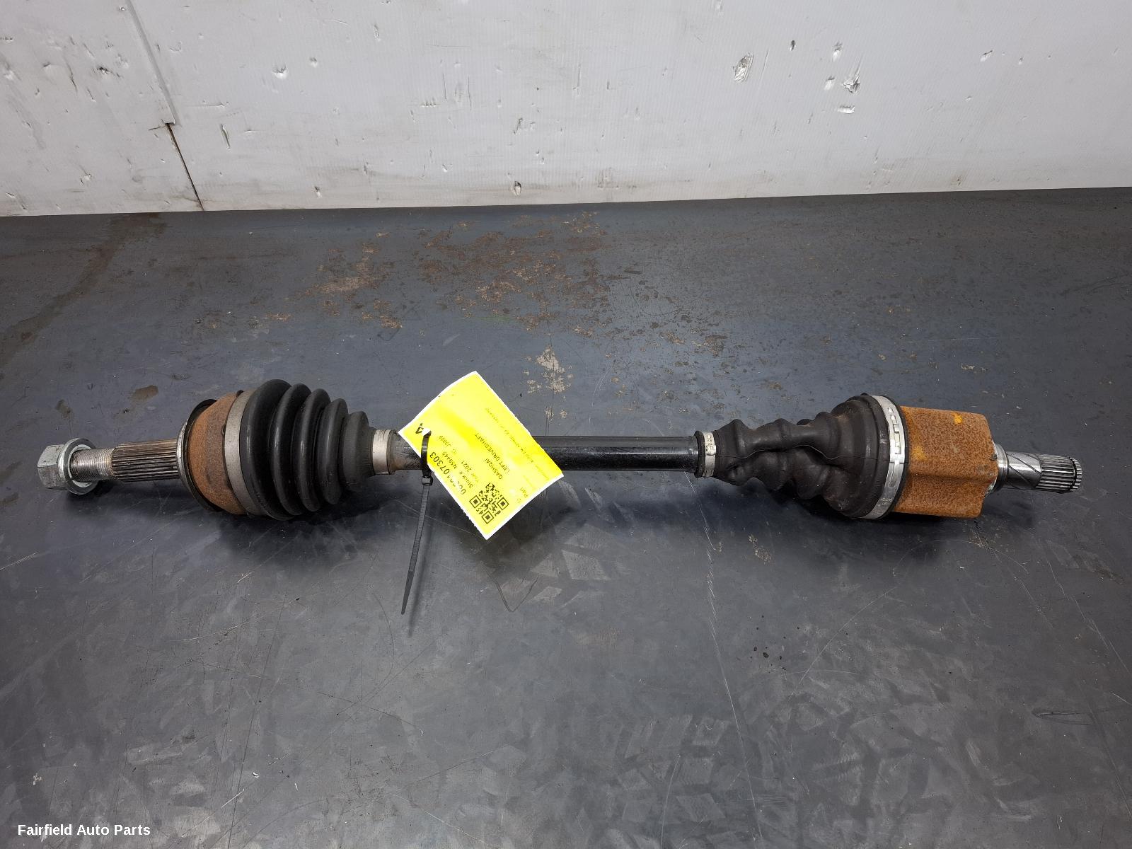 2013-2021 Nissan Qashqai Left Driveshaft