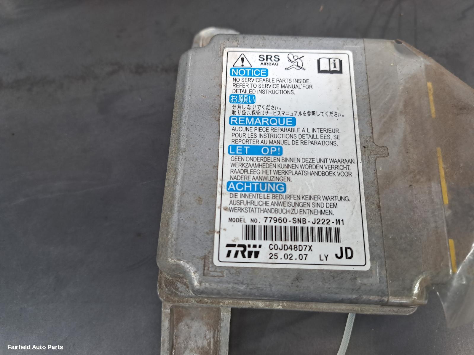 2006-2011 Honda Civic Airbag Module Sensor