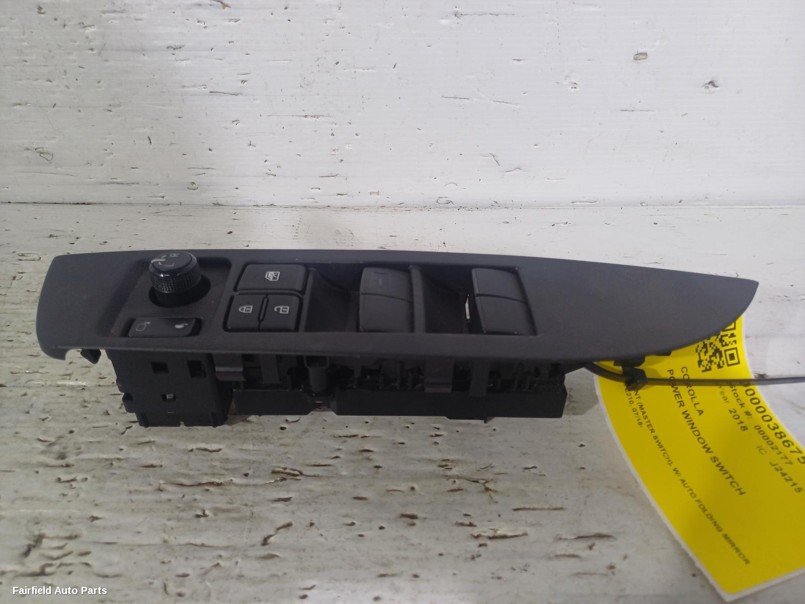 2018-2026 Toyota Corolla Pwr Dr Wind Switch