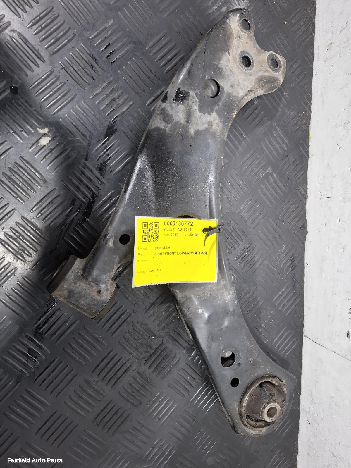 2018-2026 Toyota Corolla Right Front Lower Control Arm
