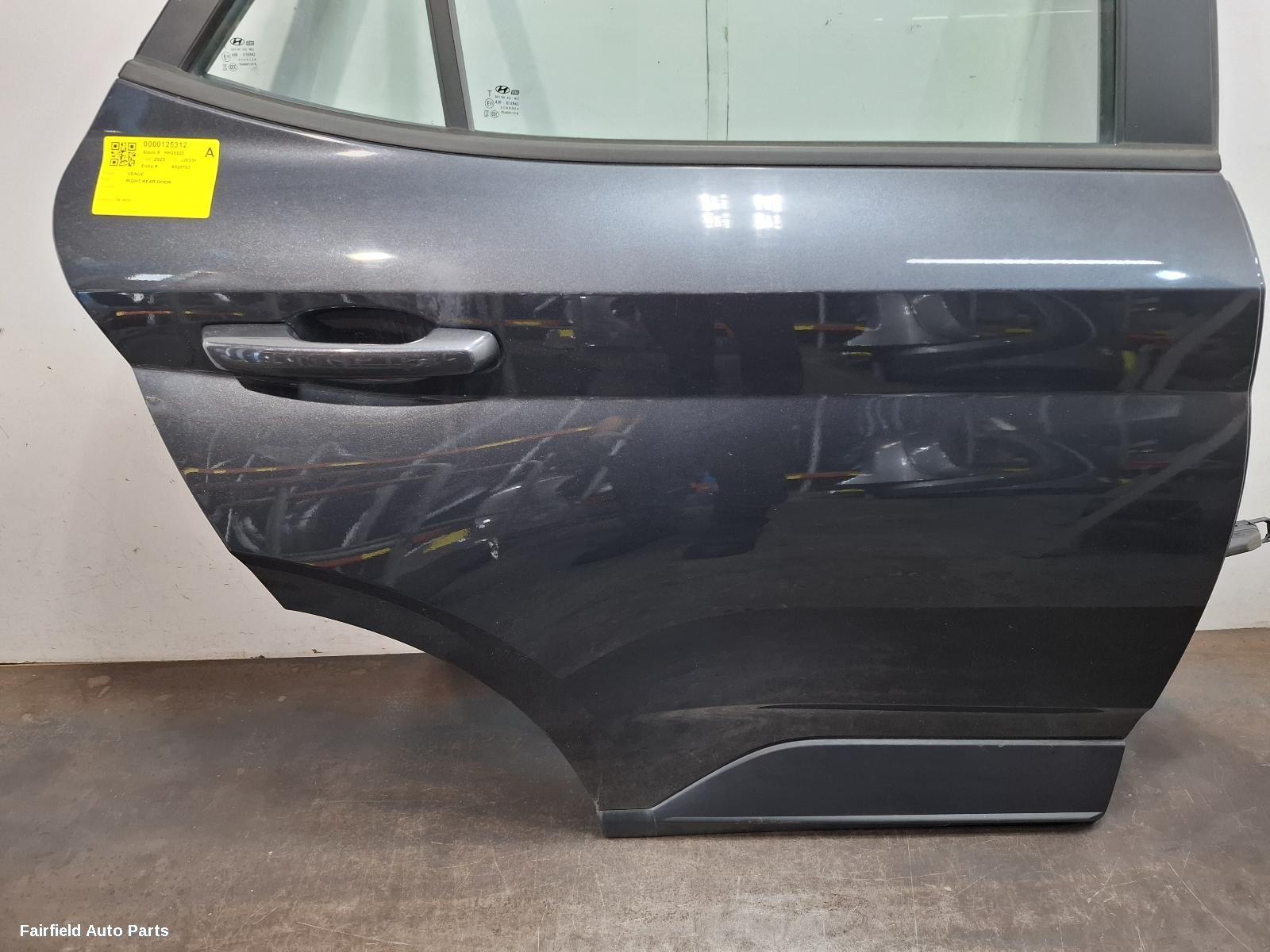 2019-2026 Hyundai Venue Right Rear Door Sliding