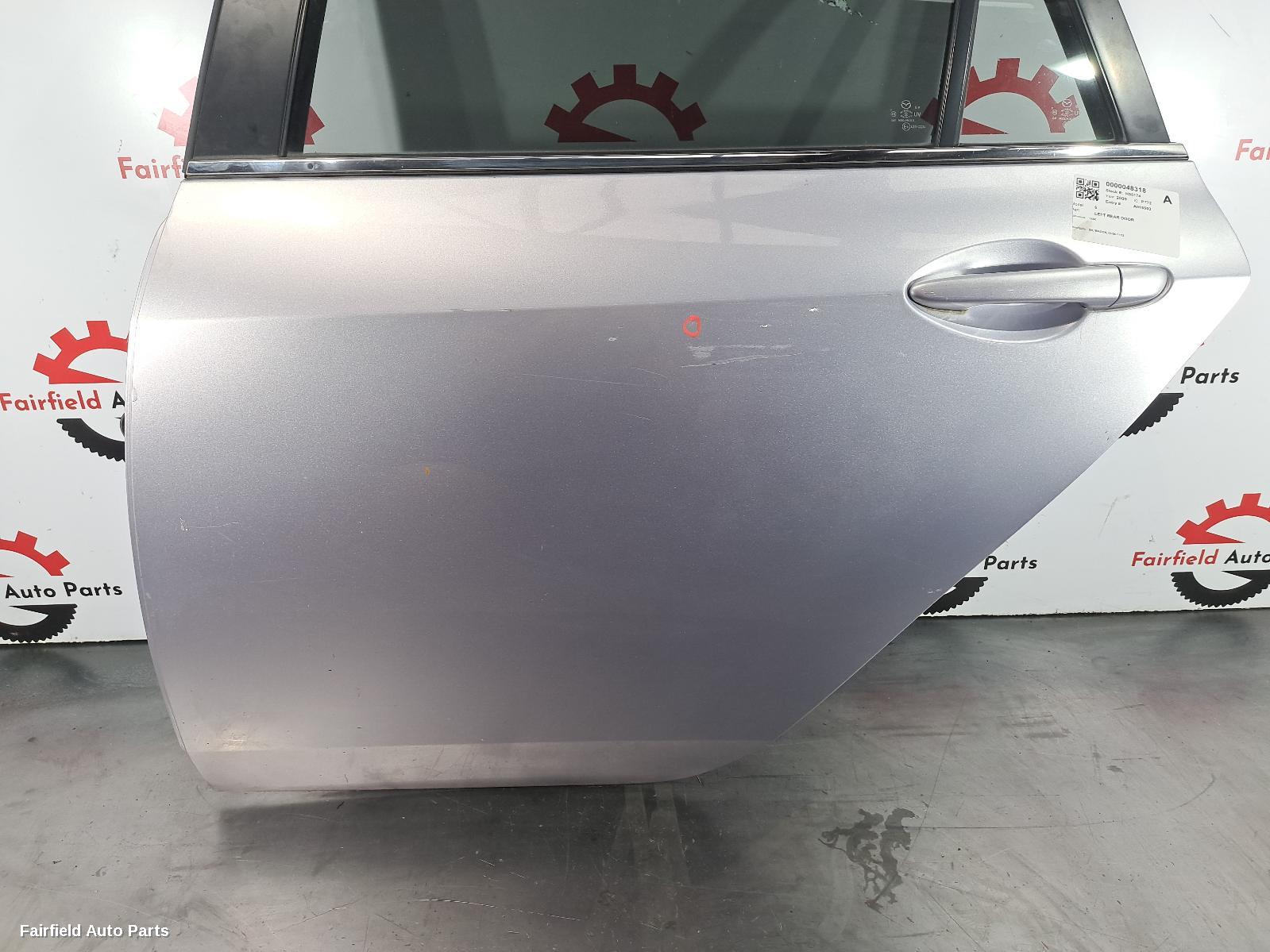 2008-2012 Mazda 6 Left Rear Door Sliding