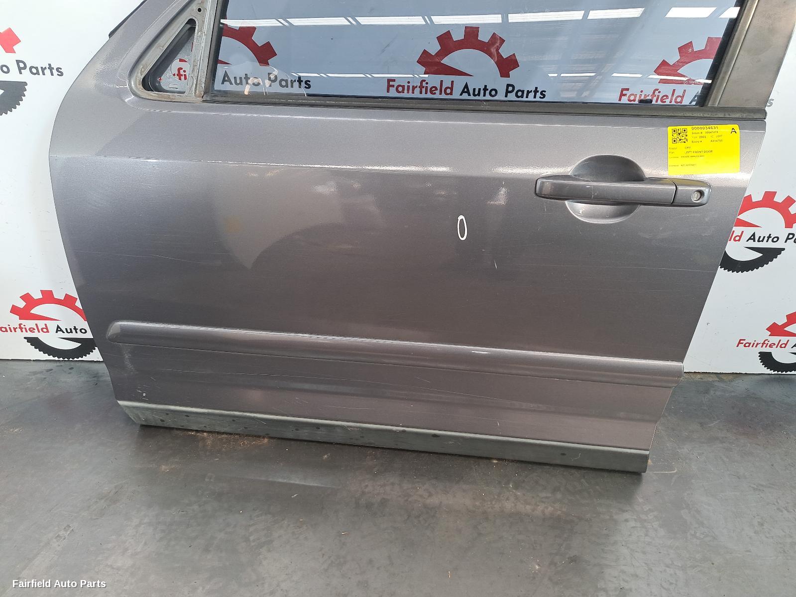 2001-2007 Honda Crv Left Front Door