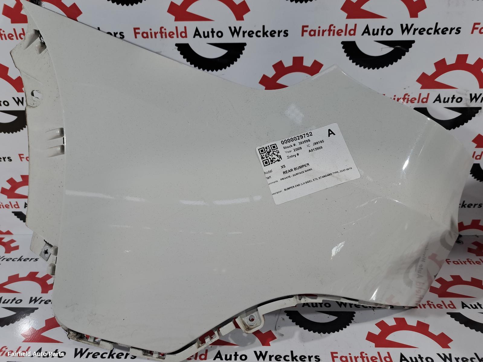2007-2010 Bmw X5 Rear Bumper