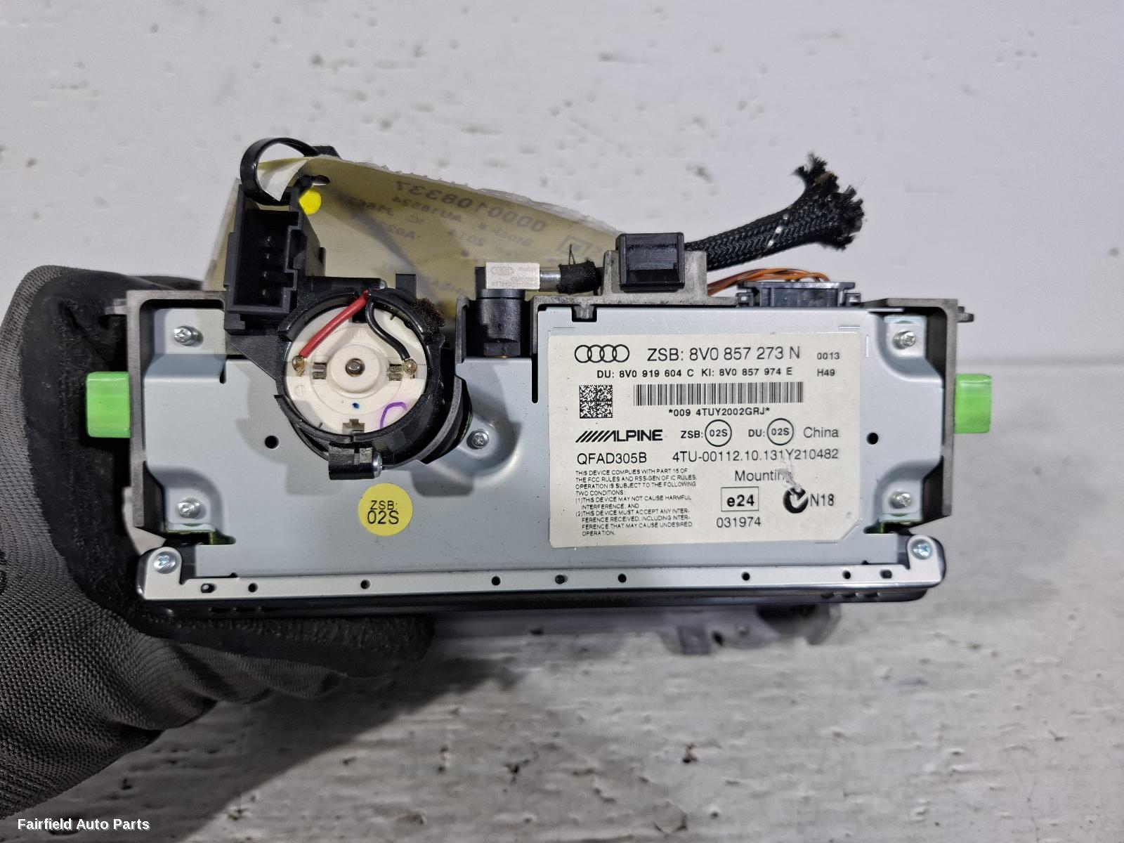 2013-2020 Audi A3 Radio Cd Dvd Sat Tv