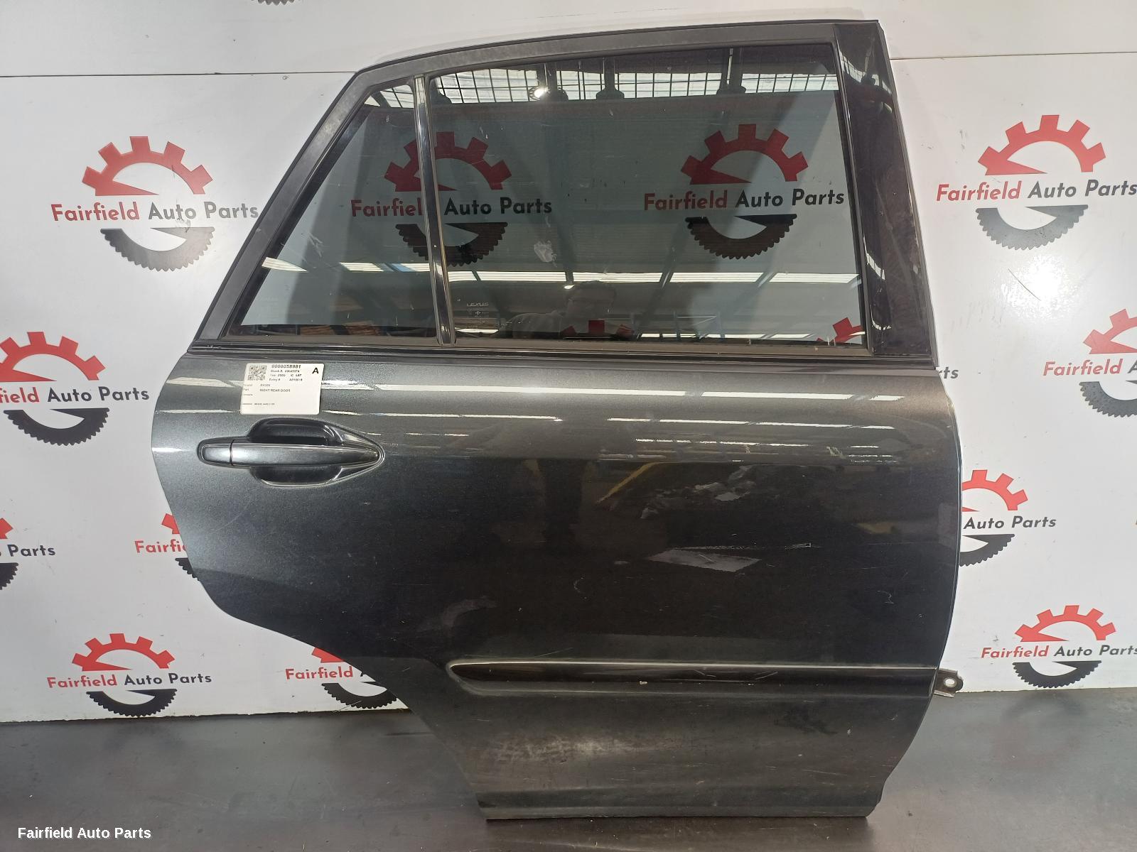 2003-2005 Lexus Rx Series Right Rear Door Sliding