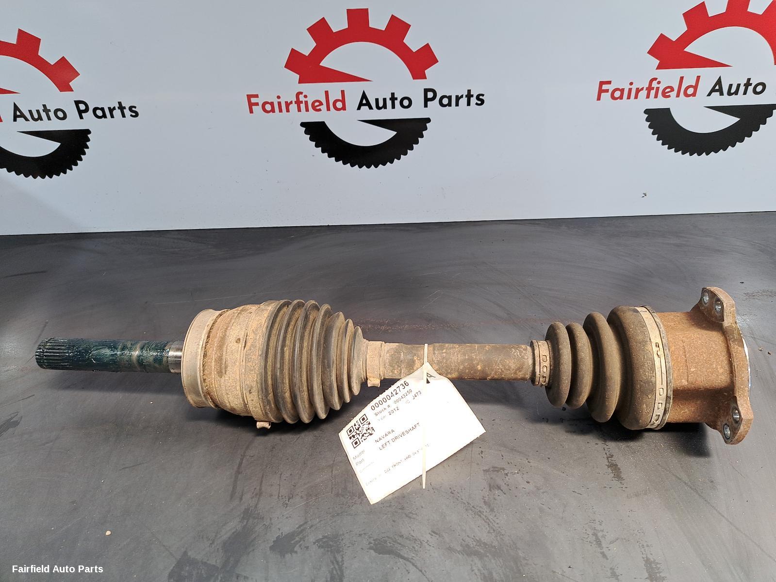 1997-2015 Nissan Navara Left Driveshaft