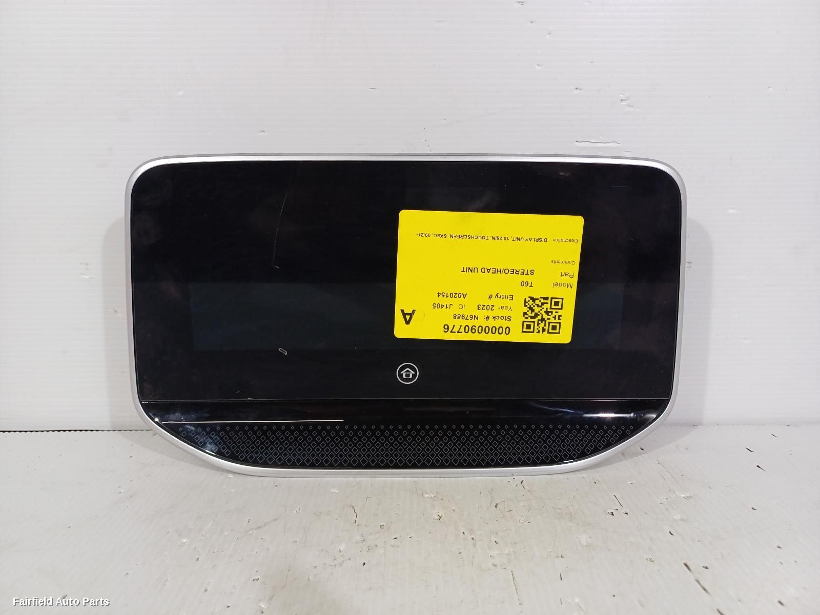 2021-2025 Ldv T60 Radio Cd Dvd Sat Tv