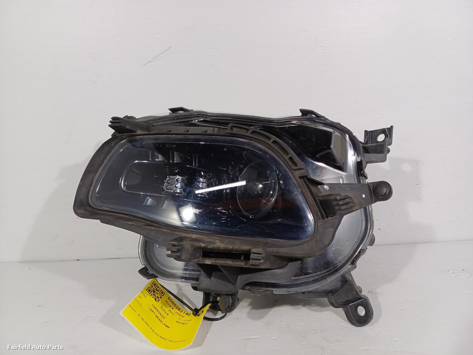 2014-2018 Jeep Cherokee Left Headlamp