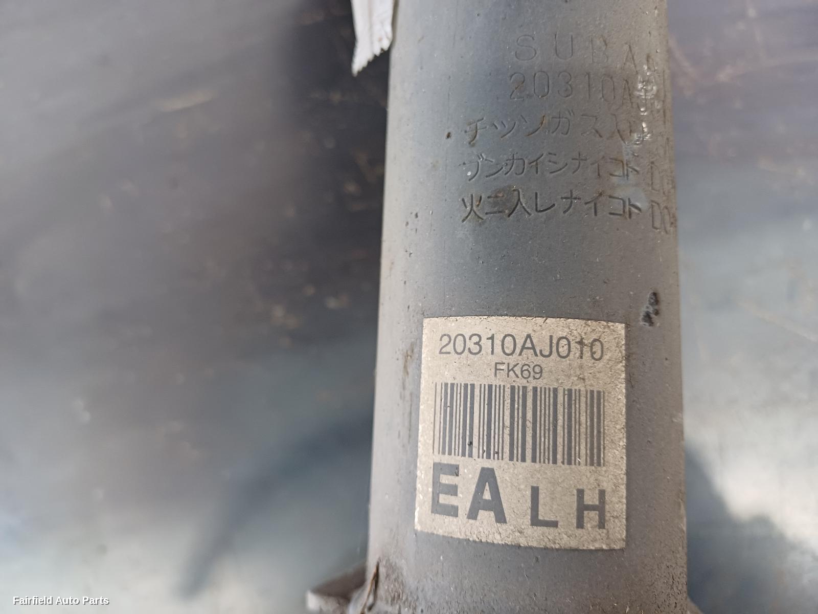 2009-2012 Subaru Liberty Left Front Strut