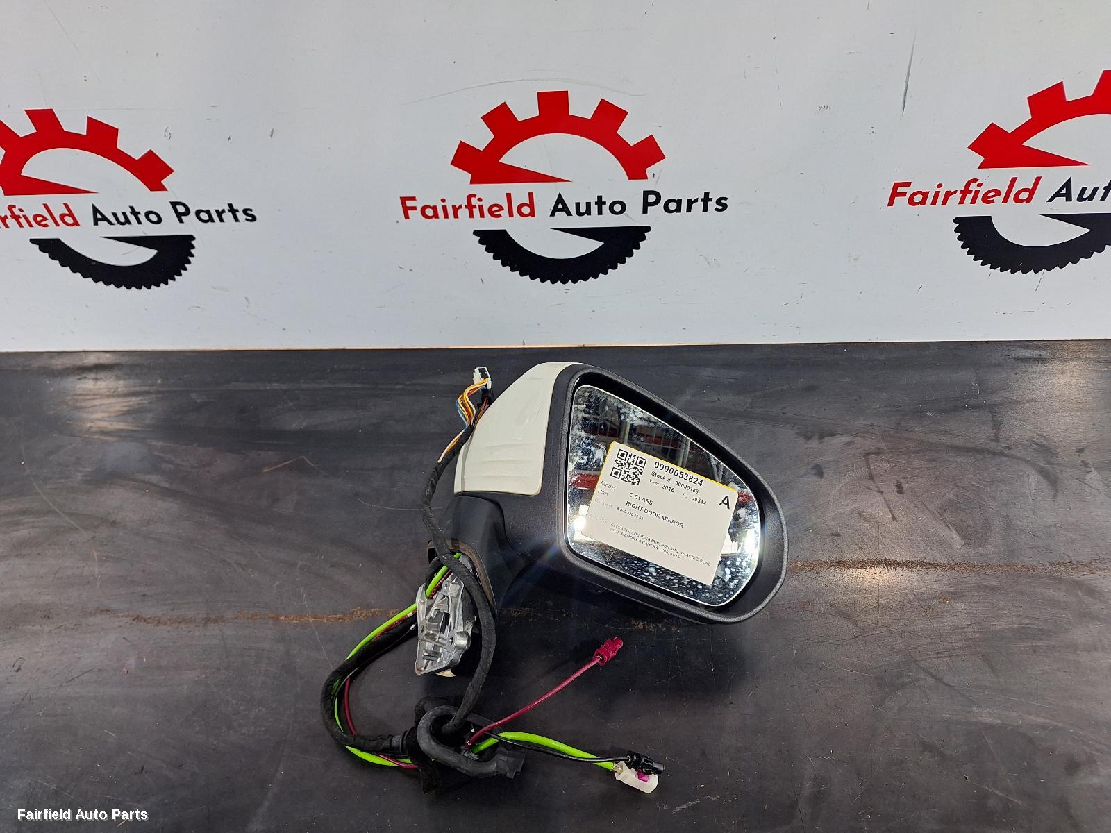 2016-2023 Mercedes C Class Right Door Mirror