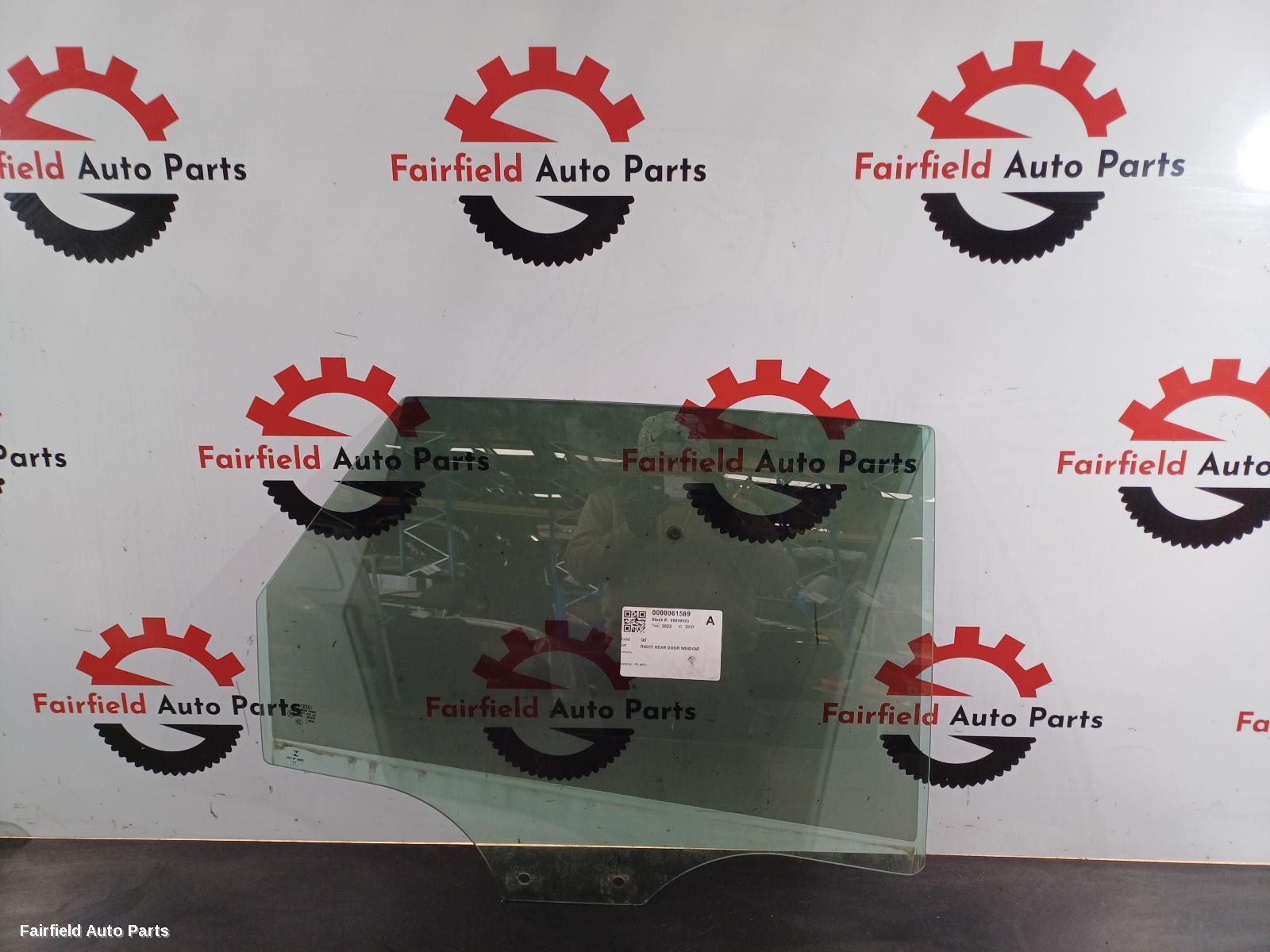 2020-2025 Audi Q5 Right Rear Door Window