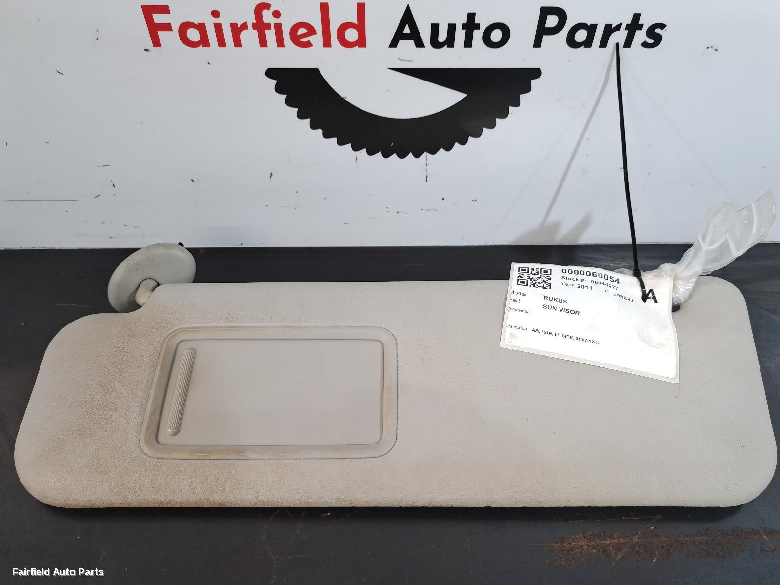 2007-2015 Toyota Rukus Sunvisor