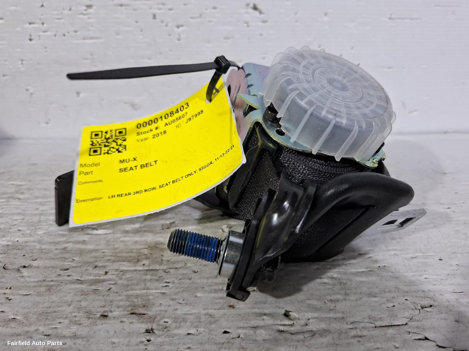 2013-2021 Isuzu Mu-x Seatbelt Stalk