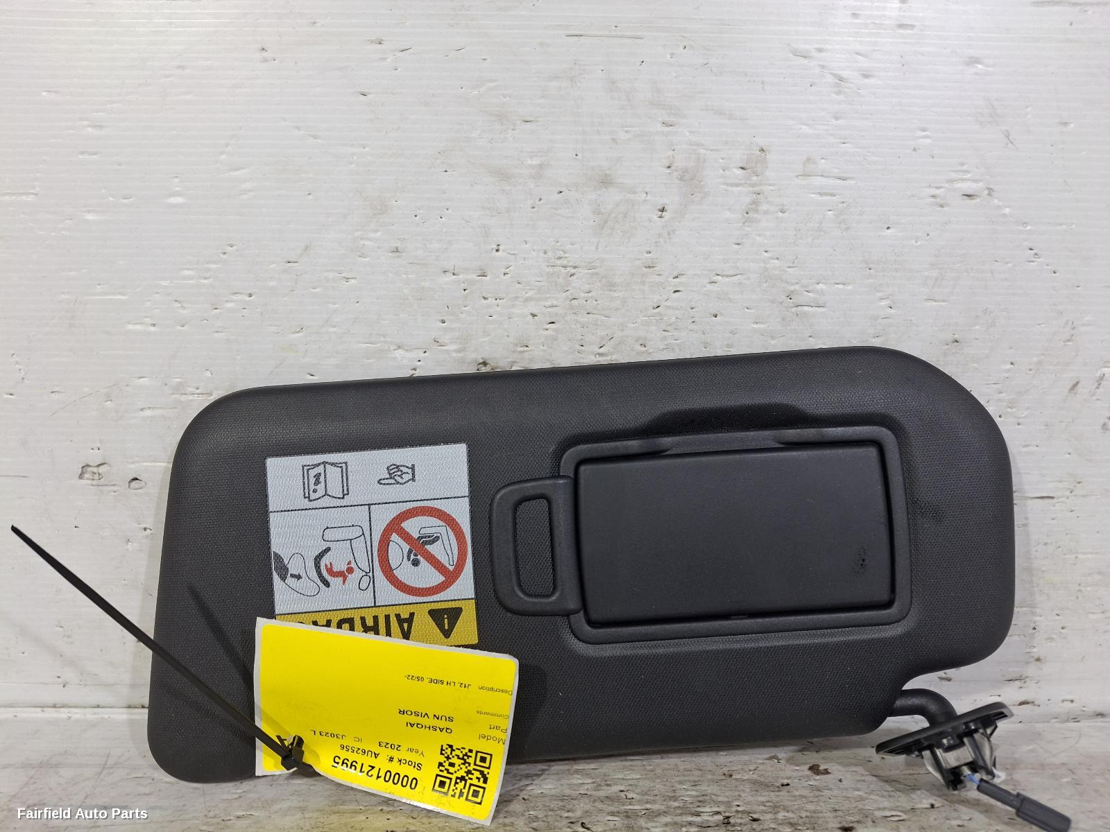 2022-2025 Nissan Qashqai Sunvisor