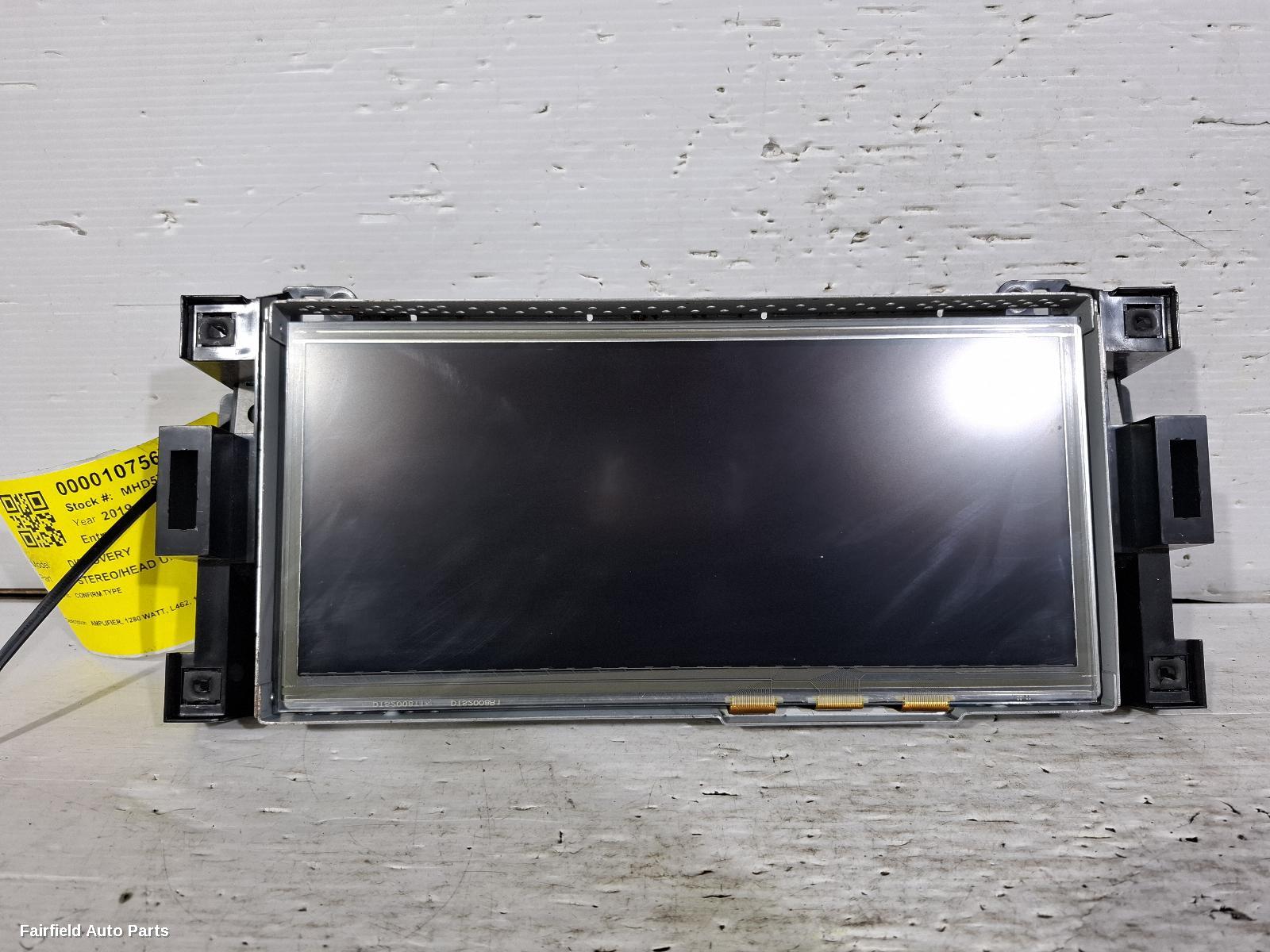 2016-2020 Land Rover Discovery Radio Cd Dvd Sat Tv