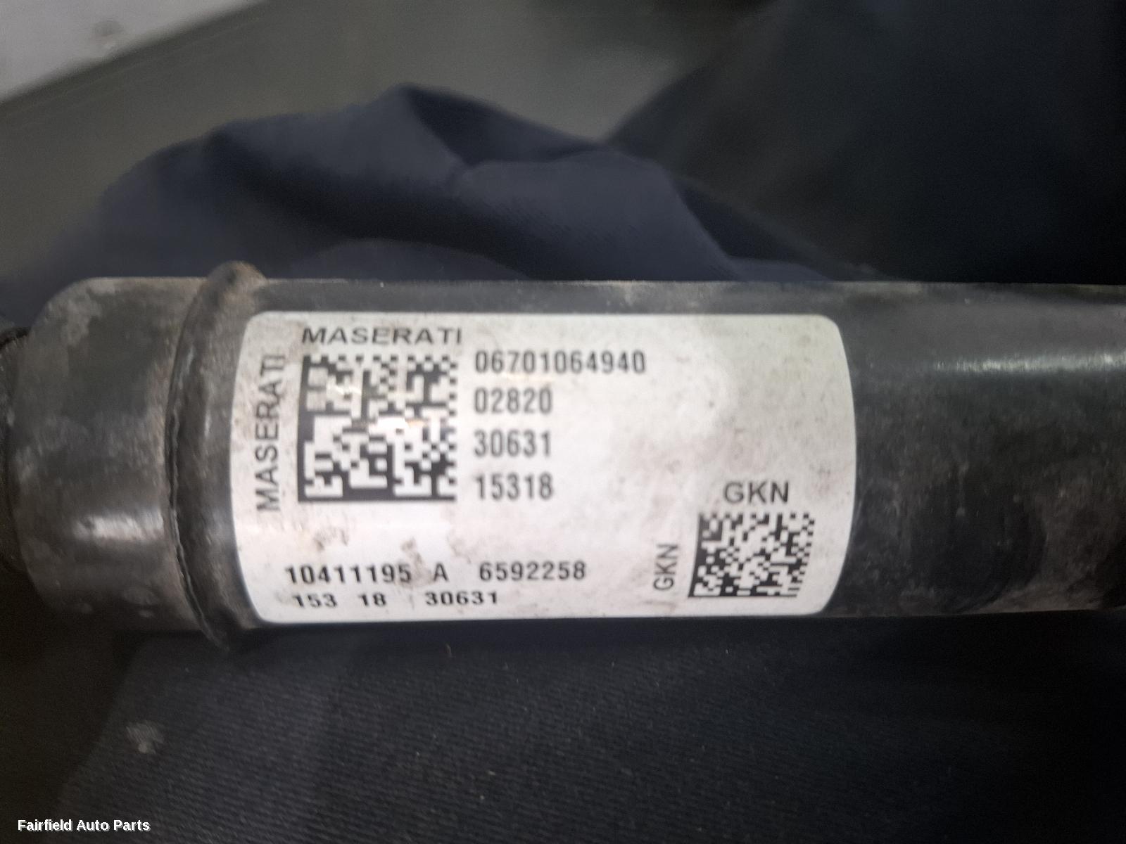 2016-2024 Maserati Levante Front Prop Shaft