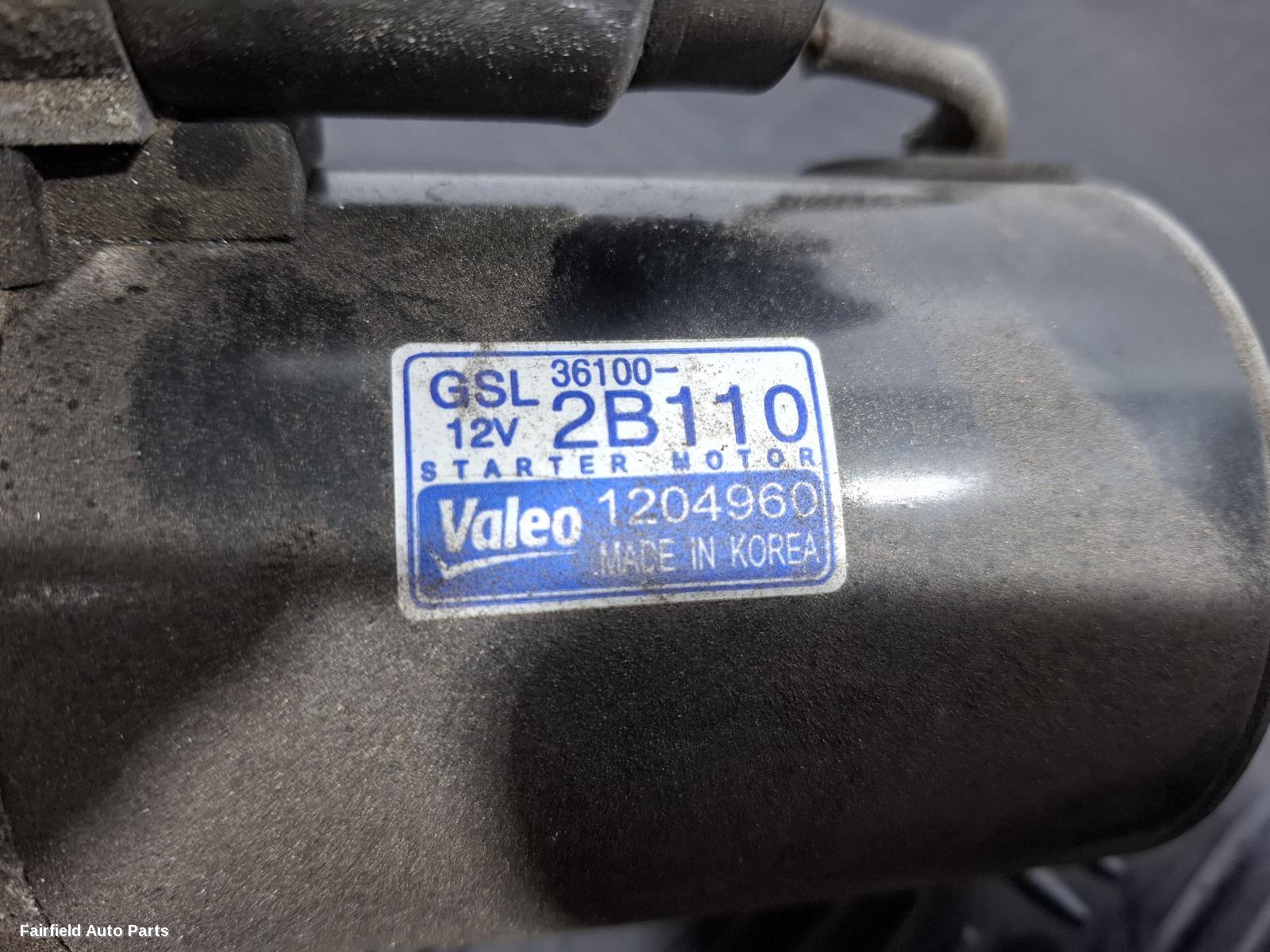 2012-2015 Hyundai I20 Starter